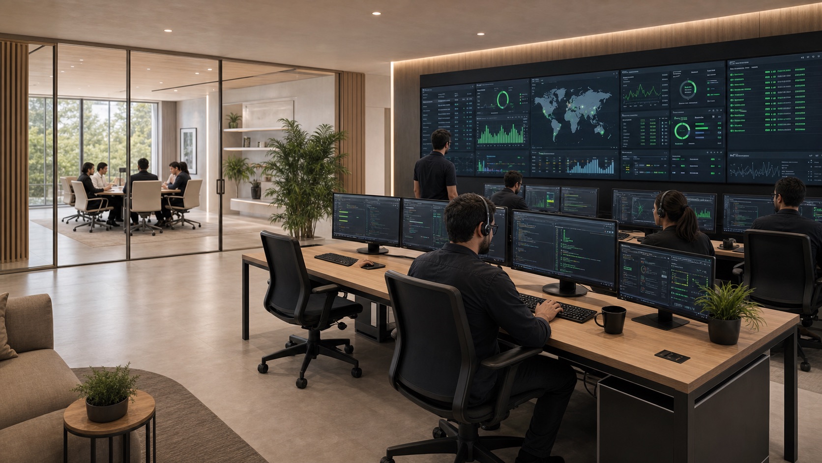 Deep Code live operations and cloud control room