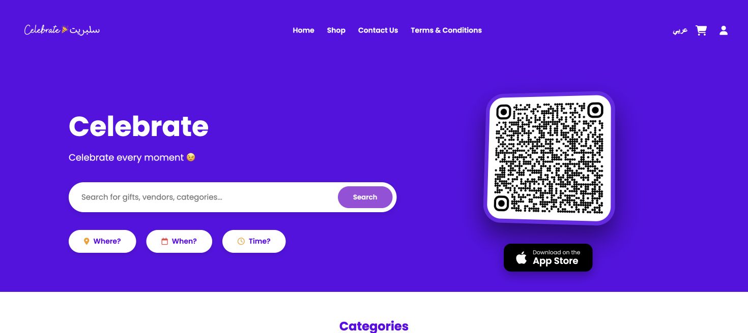 Celebrate event planning marketplace